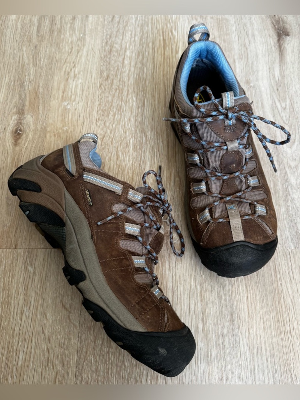 KEEN Women's Targhee II Waterproof Leather Hiking Boots Size 11 Brown Outdoor